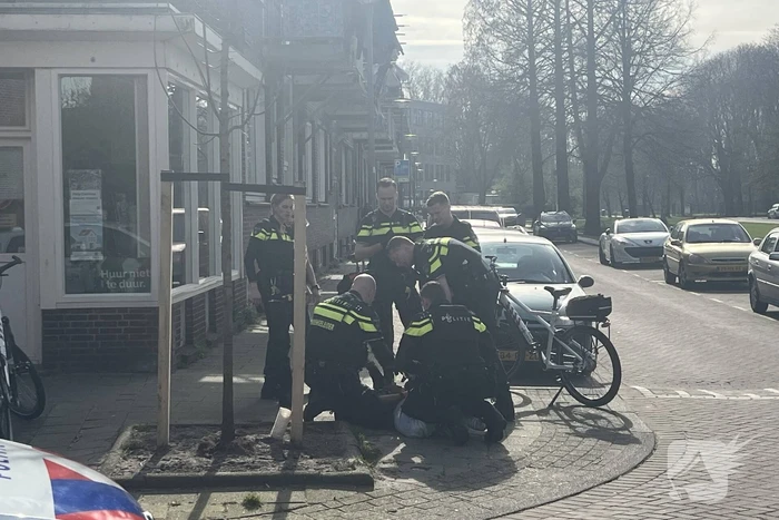 Aanhouding na mogelijke steekpartij