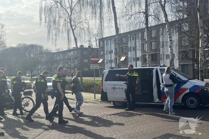 Aanhouding na mogelijke steekpartij