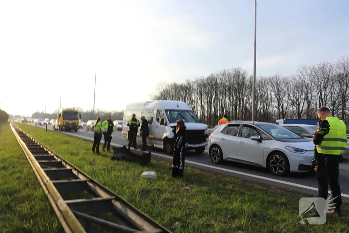 Veel schade bij ongeval tussen twee voertuigen