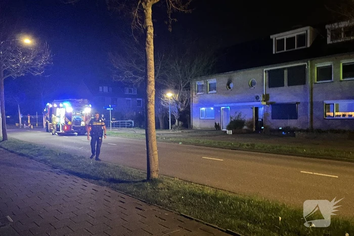 Flinke vlammen bij woningbrand op eerste etage