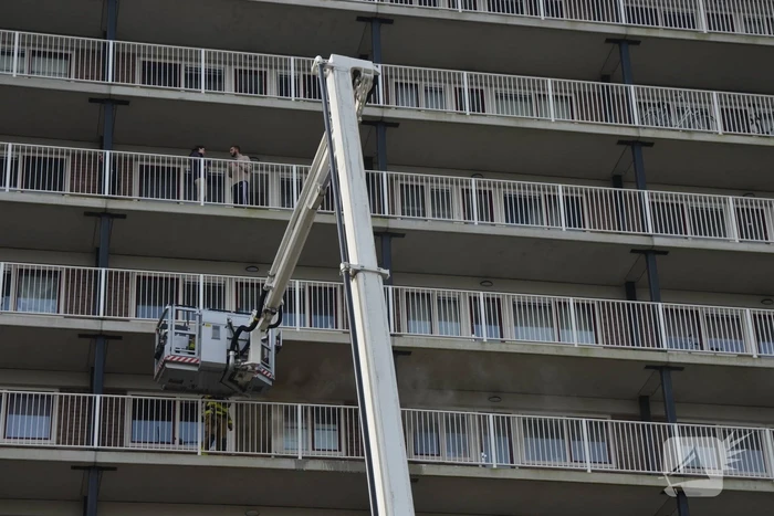 Rookontwikkeling bij brand in flatwoning