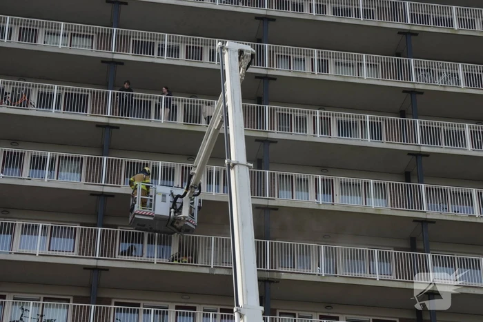 Rookontwikkeling bij brand in flatwoning