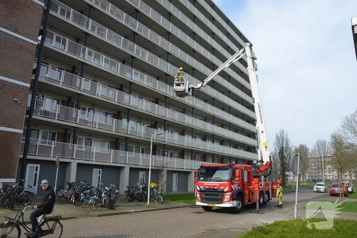 Rookontwikkeling bij brand in flatwoning