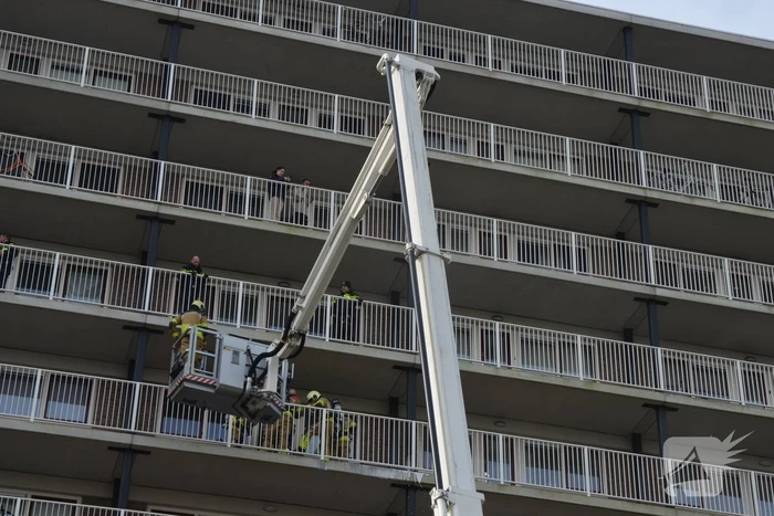 Rookontwikkeling bij brand in flatwoning