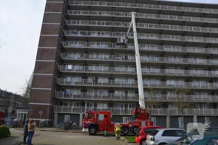 Rookontwikkeling bij brand in flatwoning