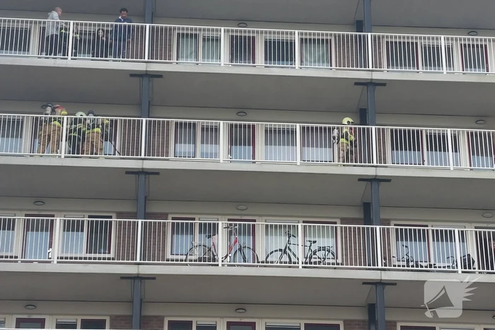 Rookontwikkeling bij brand in flatwoning