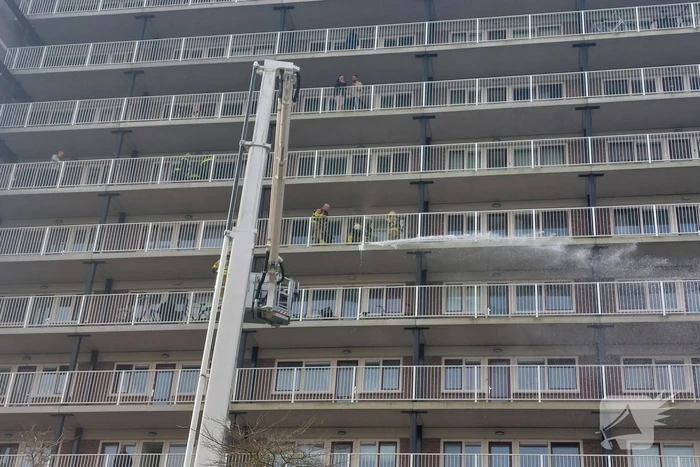 Rookontwikkeling bij brand in flatwoning