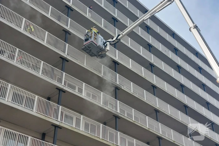 Rookontwikkeling bij brand in flatwoning