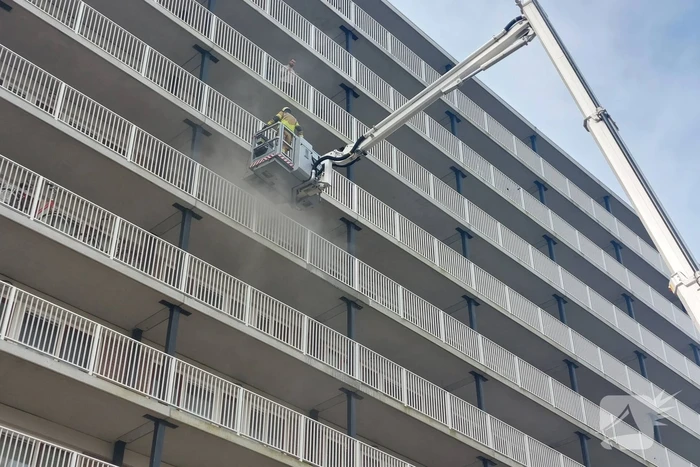 Rookontwikkeling bij brand in flatwoning