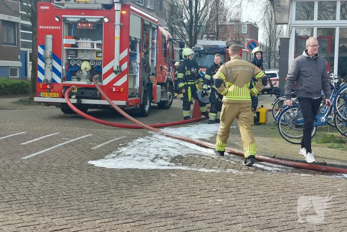 Rookontwikkeling bij brand in flatwoning