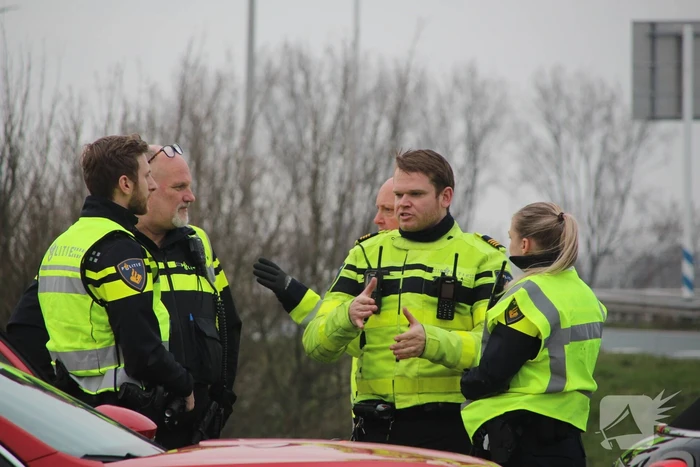 Twee voertuigen afgesleept na kop-staartaanrijding