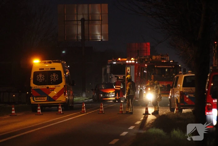 Meerdere voertuigen beschadigd bij botsing