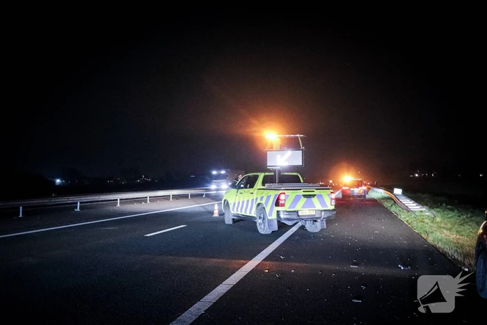 Grote verkeershinder door ongeval met twee auto's