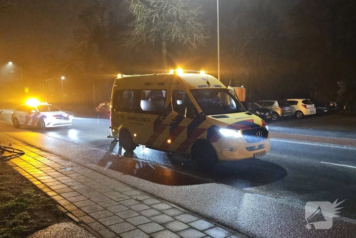 Fietser gewond na harde val