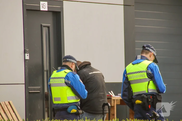 Grote controle op bedrijventerrein