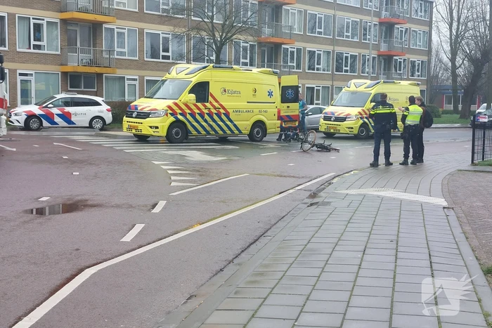 Fietser geschept door automobilist