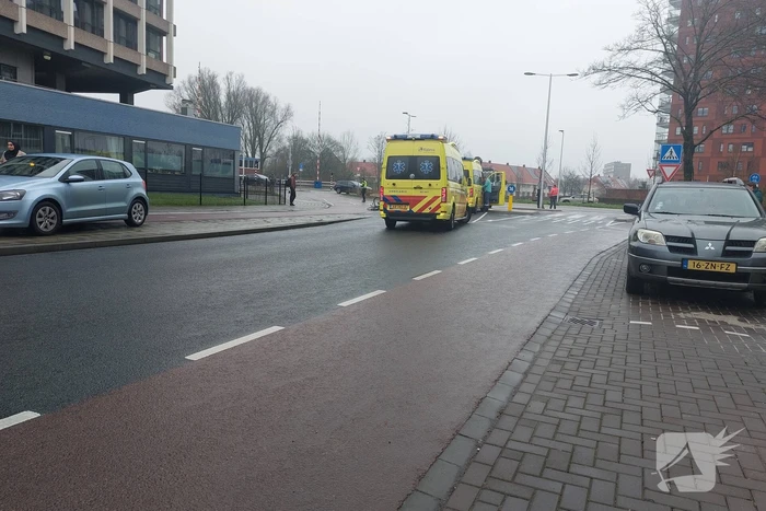 Fietser geschept door automobilist