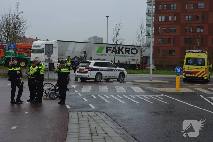Fietser geschept door automobilist