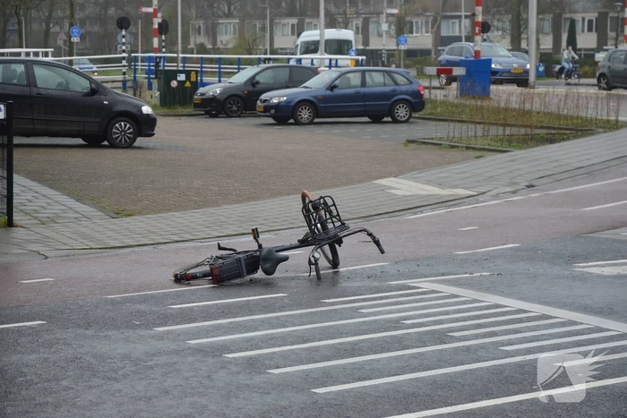 Fietser geschept door automobilist