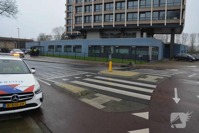 Fietser geschept door automobilist