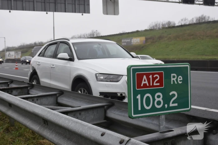 Flinke schade door ongeval op snelweg