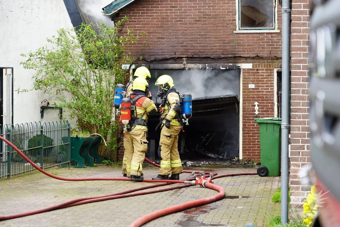 Grote brand in schuur