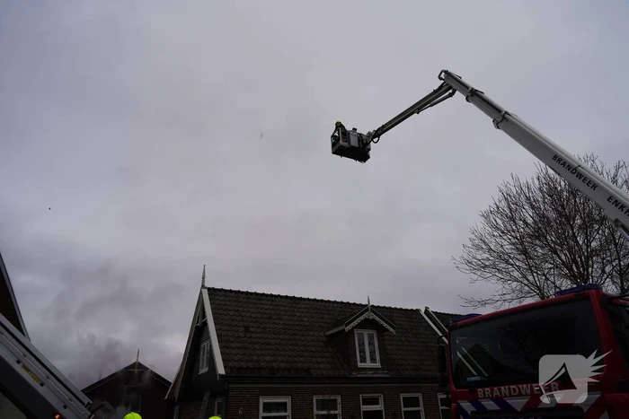 Grote brand in schuur