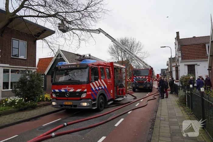 Grote brand in schuur