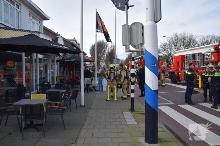 Brand is wasdroger in snackbar