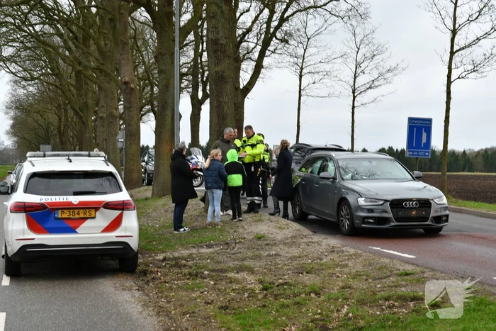 Kop-staartbotsing tussen twee voertuigen