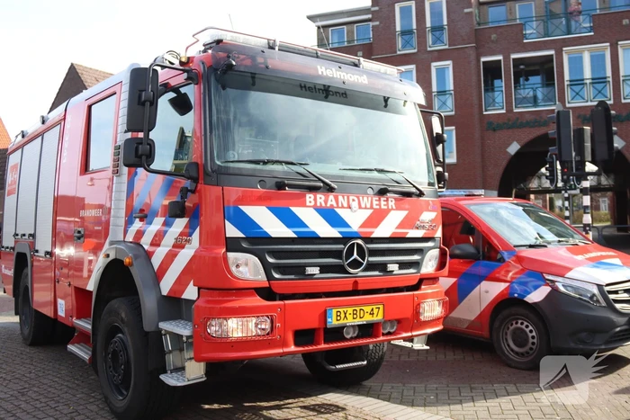 Rookontwikkeling bij brand in kelder