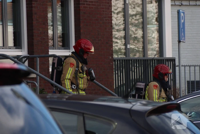 Rookontwikkeling bij brand in kelder