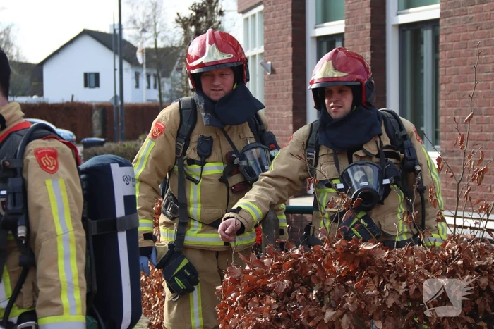 Rookontwikkeling bij brand in kelder