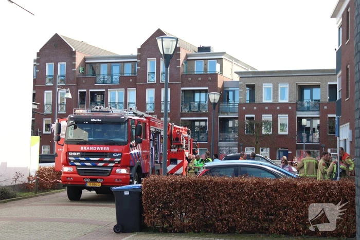 Rookontwikkeling bij brand in kelder