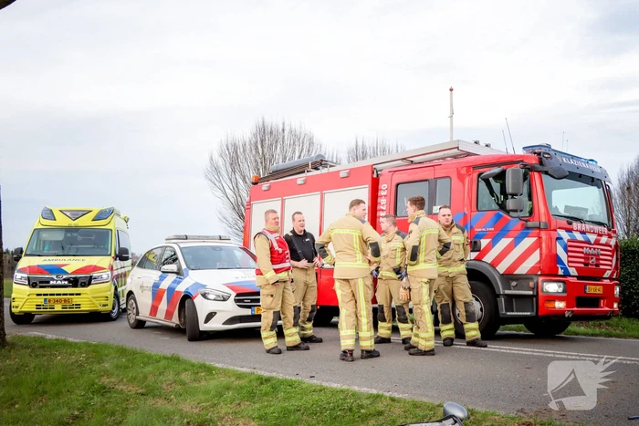 Zwaargewonde bij eenzijdig ongeval