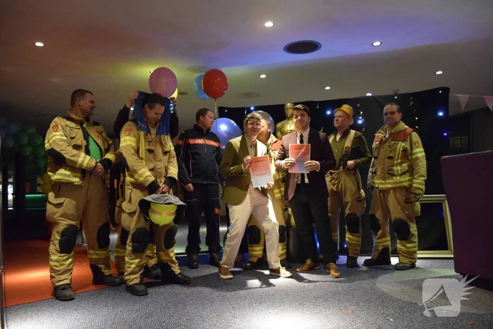 Brandweer Stadspoort zet bedrijfshulpverleners bioscoop in het zonnetje
