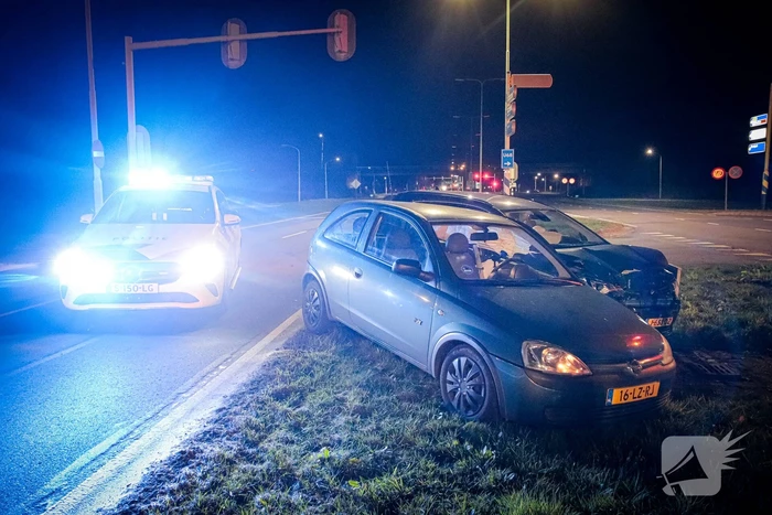 Flinke schade bij ongeval op kruising