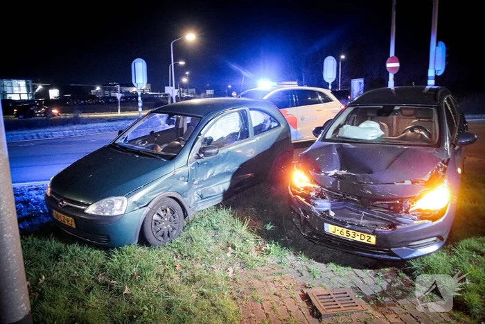 Flinke schade bij ongeval op kruising