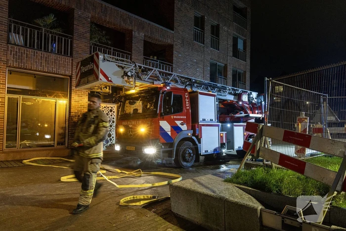 Deel appartementencomplex tijdelijk ontruimd door brand