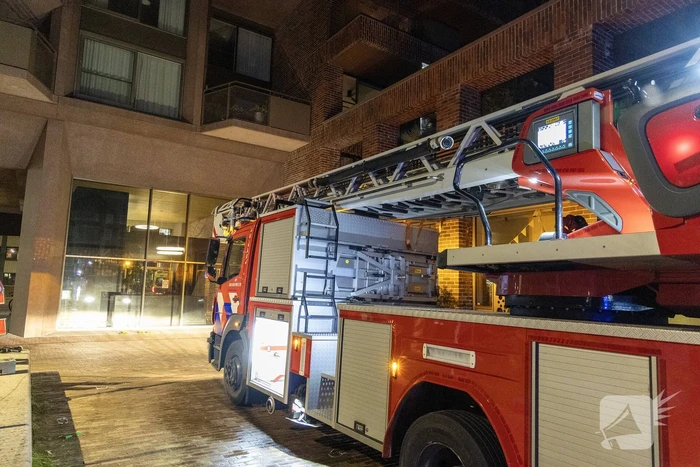 Deel appartementencomplex tijdelijk ontruimd door brand