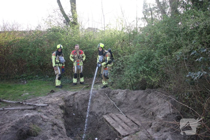 Buitenbrand snel onder controle
