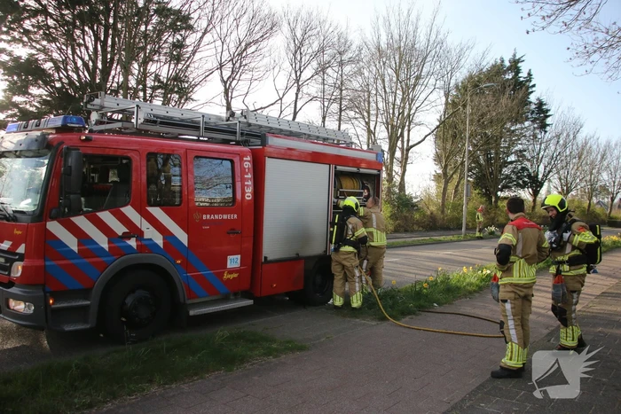 Buitenbrand snel onder controle