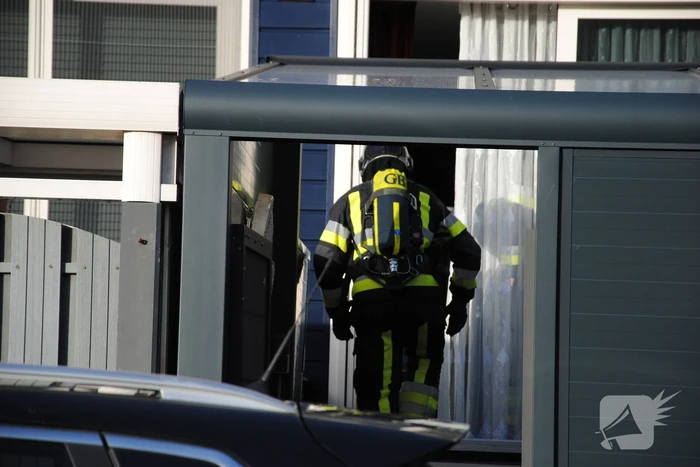 Brand in kelderbox snel onder controle
