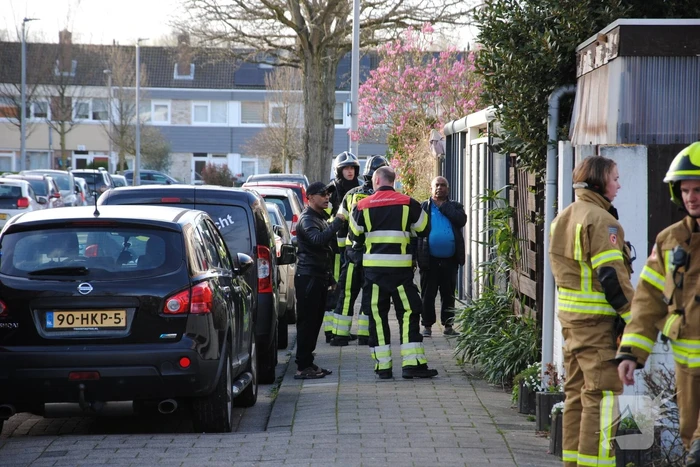 Brand in kelderbox snel onder controle