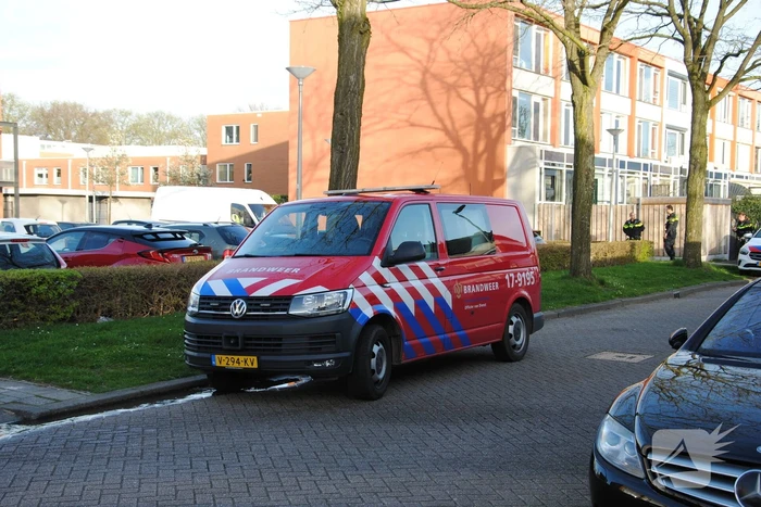 Brand in kelderbox snel onder controle