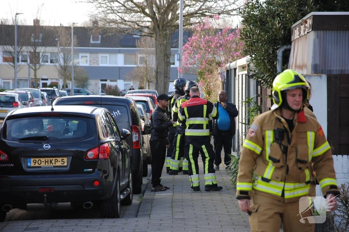 Brand in kelderbox snel onder controle