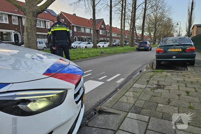 Auto zwaar beschadigd na uitwijkmanoeuvre