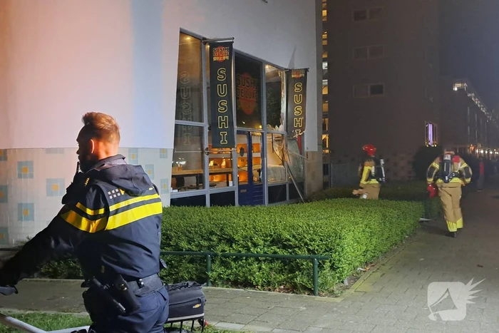 Flinke schade aan sushirestaurant na explosie