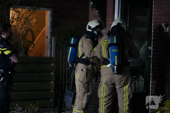Brand in leegstaande woning zorgt voor rookontwikkeling