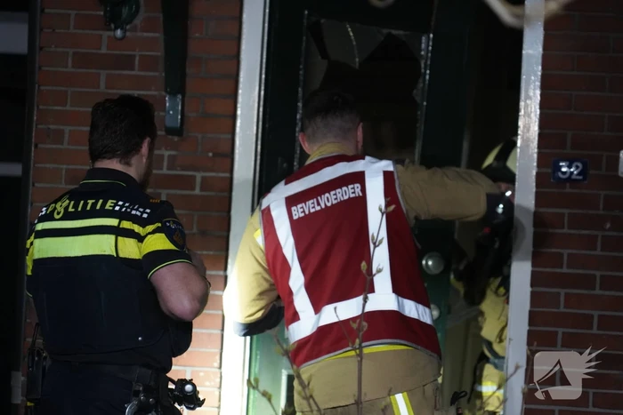 Brand in leegstaande woning zorgt voor rookontwikkeling